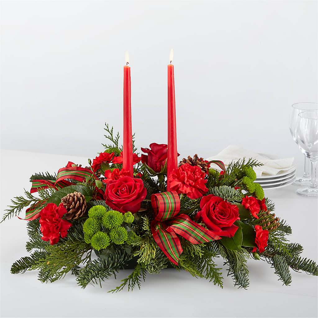 By the Candlelight Centerpiece – CHESAPEAKE FLORAL & GIFTS, Chesapeake VA