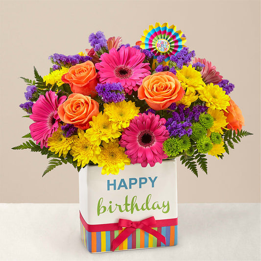 Birthday Brights Bouquet – CHESAPEAKE FLORAL & GIFTS, Chesapeake VA