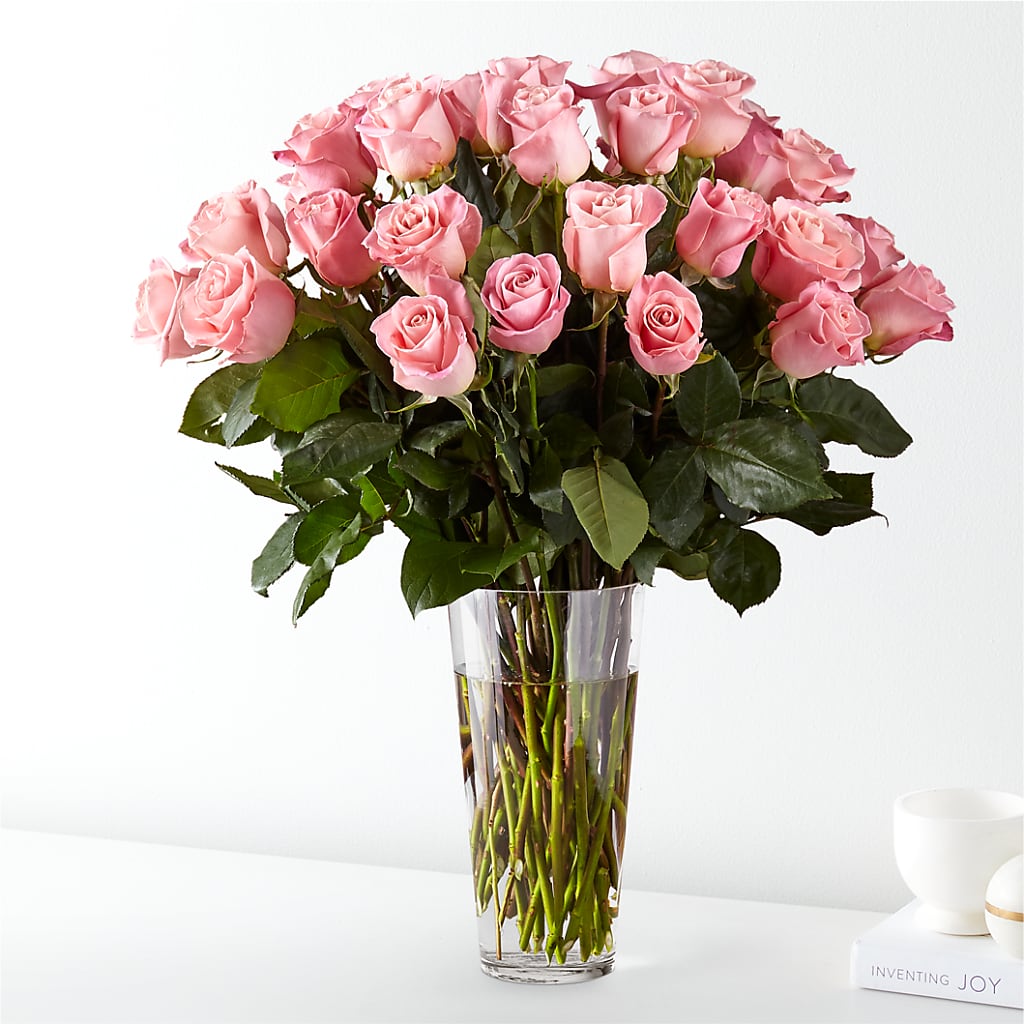 Long Stem Pink Rose Bouquet – CHESAPEAKE FLORAL & GIFTS, Chesapeake VA