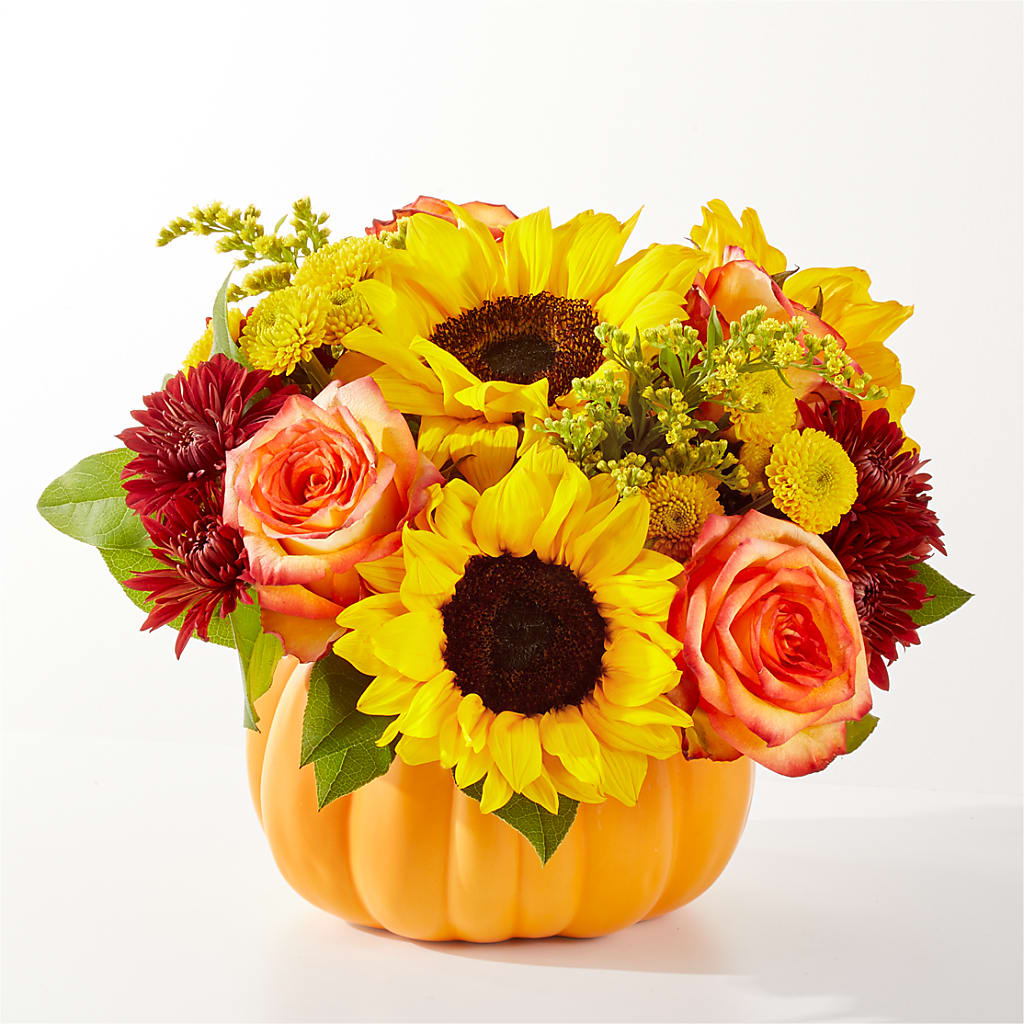 Golden Gourd Pumpkin Bouquet – CHESAPEAKE FLORAL & GIFTS, Chesapeake VA