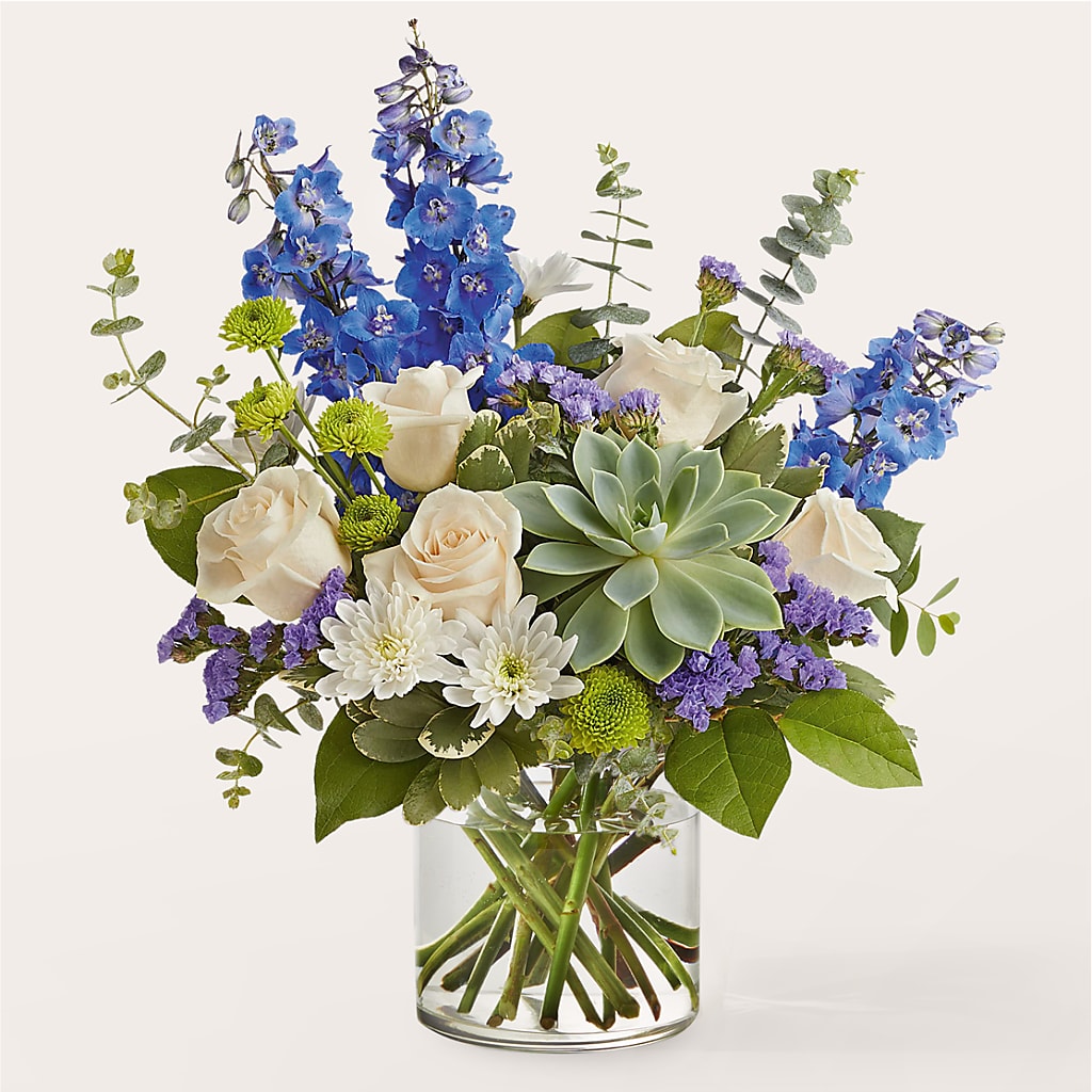 Cerulean Waves Bouquet – CHESAPEAKE FLORAL & GIFTS, Chesapeake VA