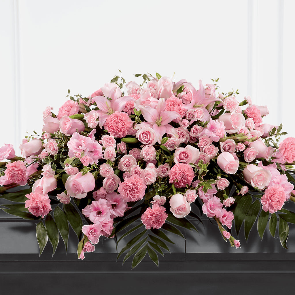 Garden of Comfort Casket Spray (Standard) – CHESAPEAKE FLORAL & GIFTS, Chesapeake VA