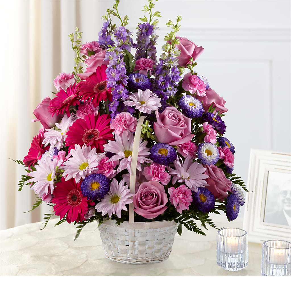 Pastel Peace Basket – CHESAPEAKE FLORAL & GIFTS, Chesapeake VA