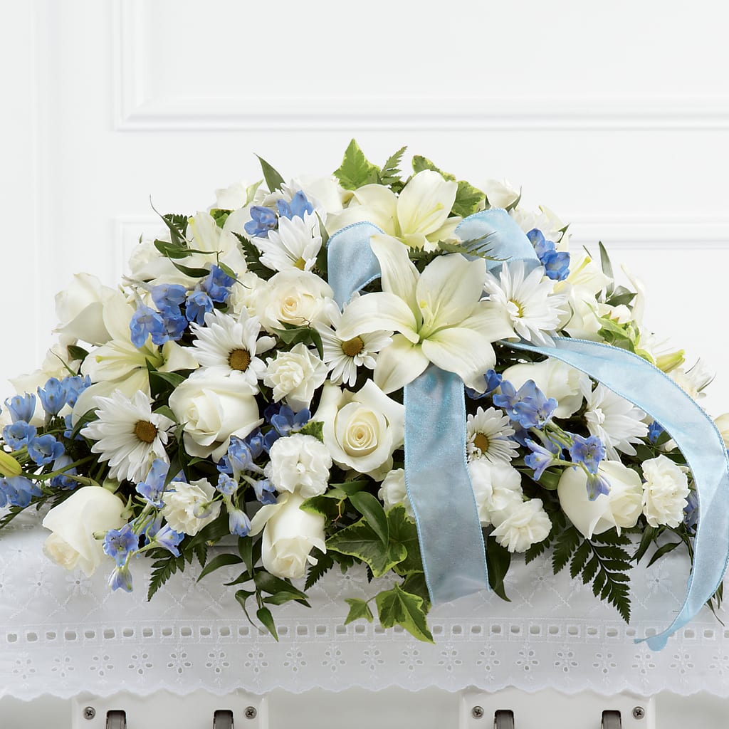 Tender Treasure Casket Spray – CHESAPEAKE FLORAL & GIFTS, Chesapeake VA