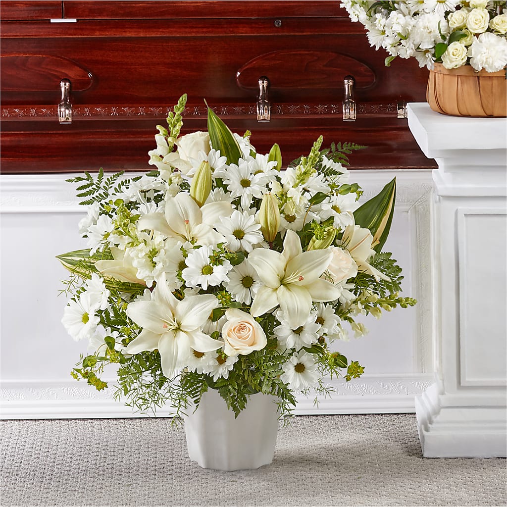 Thoughts of Tranquility Floor Basket – CHESAPEAKE FLORAL & GIFTS, Chesapeake VA