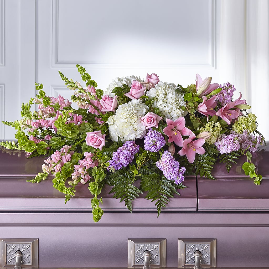 Life's Gratitude Casket Spray – CHESAPEAKE FLORAL & GIFTS, Chesapeake VA