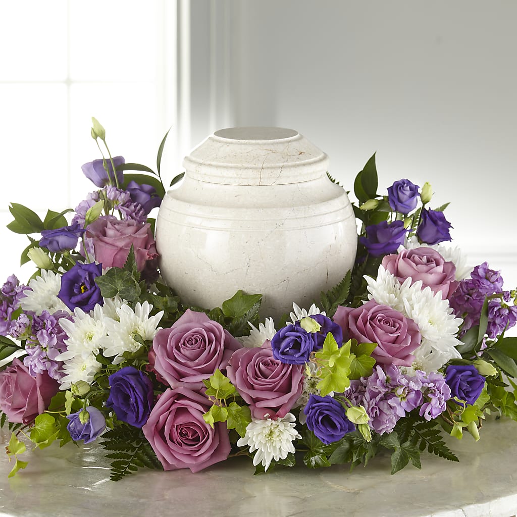 Blooming Sympathy Cremation Adornment – CHESAPEAKE FLORAL & GIFTS, Chesapeake VA
