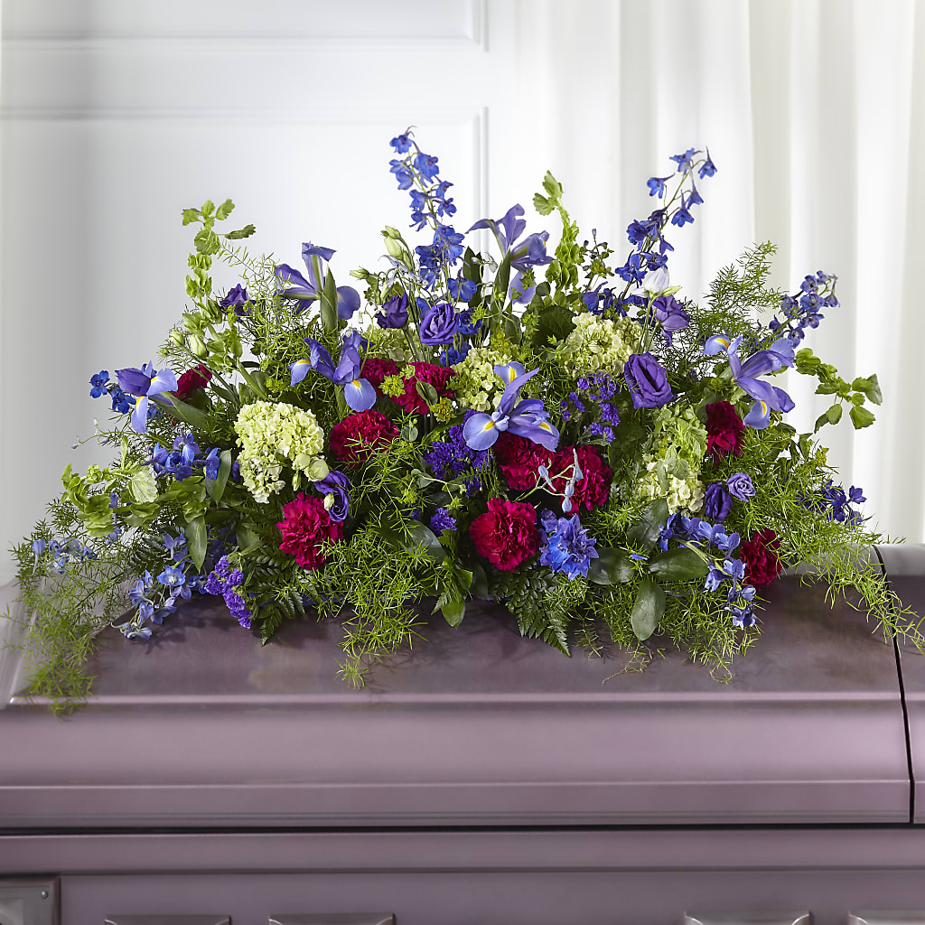 Always Treasured Casket Spray – CHESAPEAKE FLORAL & GIFTS, Chesapeake VA