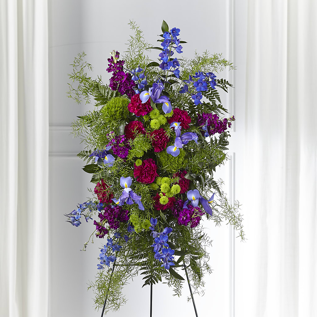 Heavenly Skies Standing Spray – CHESAPEAKE FLORAL & GIFTS, Chesapeake VA