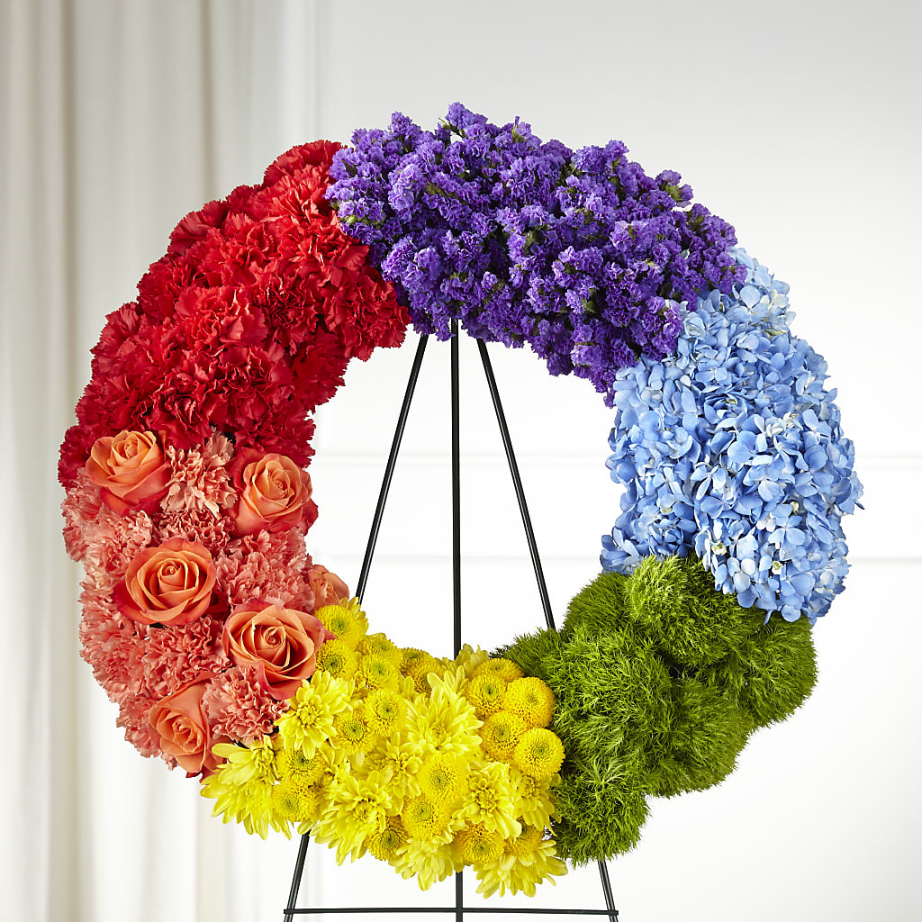 Circle of Love Wreath – CHESAPEAKE FLORAL & GIFTS, Chesapeake VA