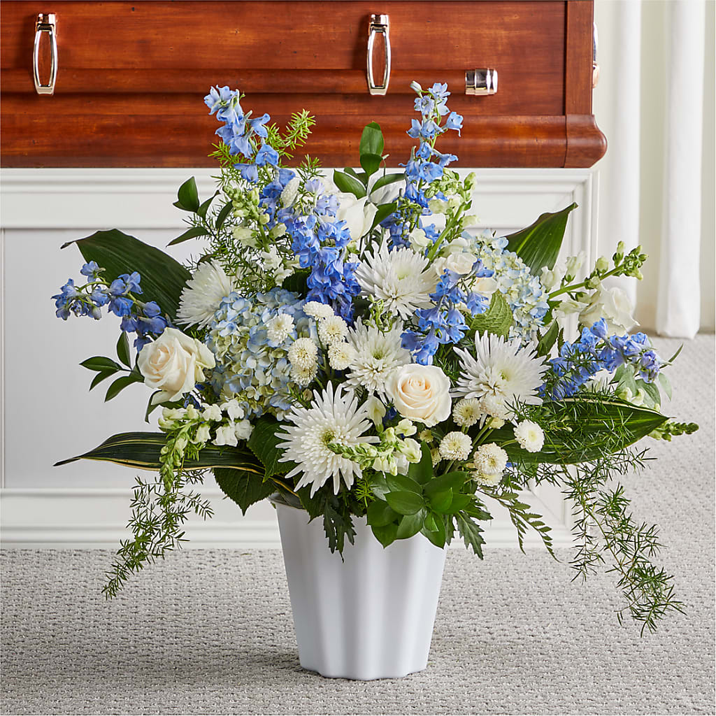 Everlasting Memories Floor Basket – CHESAPEAKE FLORAL & GIFTS, Chesapeake VA