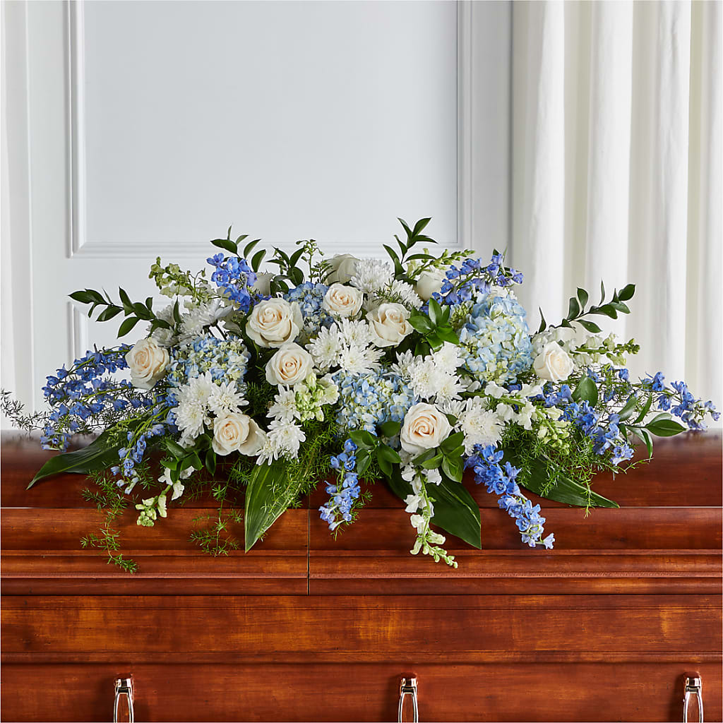Timeless Essence Casket Spray – CHESAPEAKE FLORAL & GIFTS, Chesapeake VA