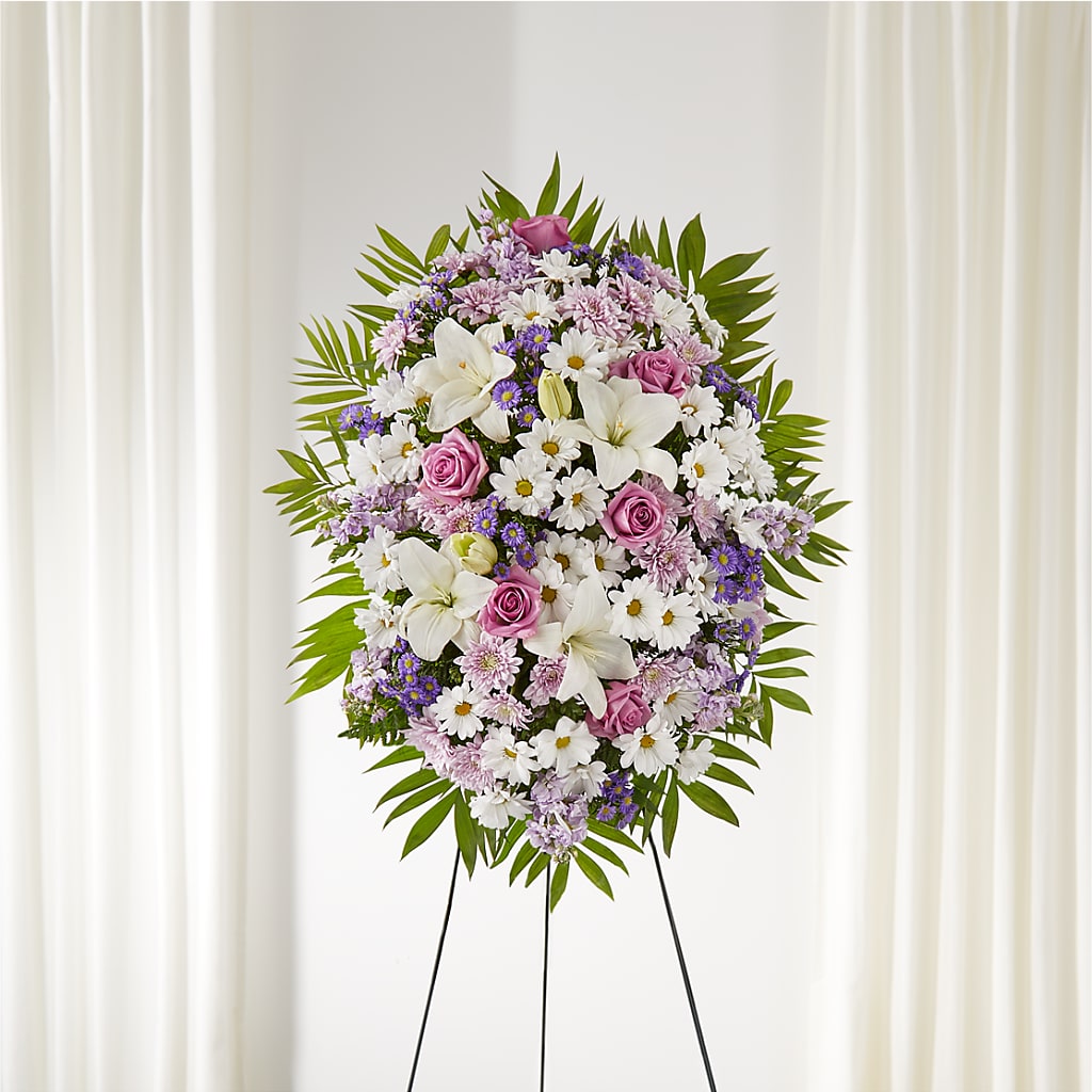 Surrounded by Love Standing Spray – CHESAPEAKE FLORAL & GIFTS, Chesapeake VA