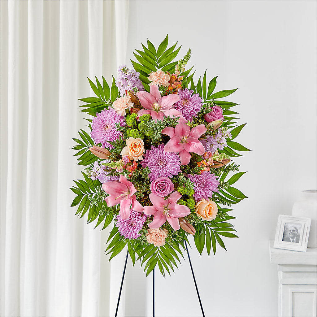 Love & Light Standing Spray – CHESAPEAKE FLORAL & GIFTS, Chesapeake VA