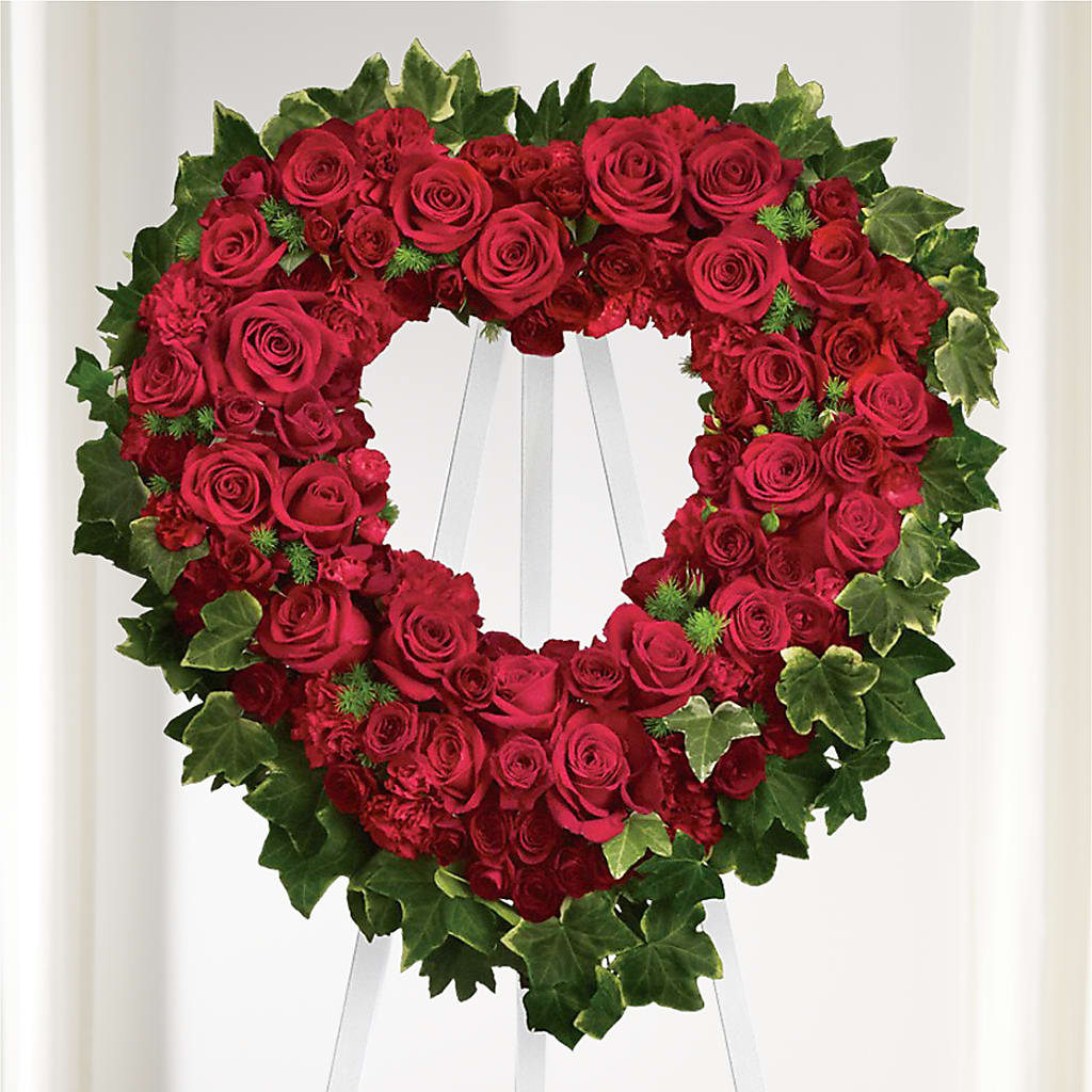 Wholehearted Standing Spray – CHESAPEAKE FLORAL & GIFTS, Chesapeake VA