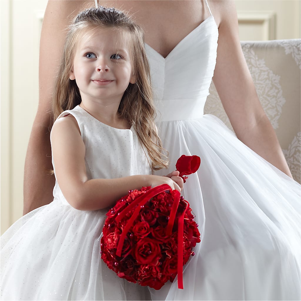 Pure at Heart Flower Girl Arrangement – CHESAPEAKE FLORAL & GIFTS, Chesapeake VA
