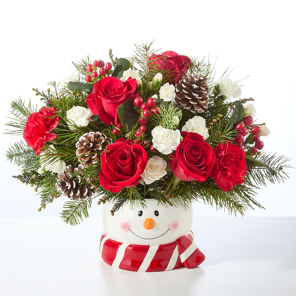 Jolly Snowman Bouquet – CHESAPEAKE FLORAL & GIFTS, Chesapeake VA