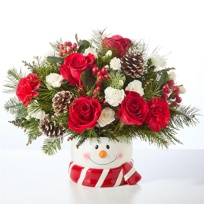 Jolly Snowman Bouquet – CHESAPEAKE FLORAL & GIFTS, Chesapeake VA