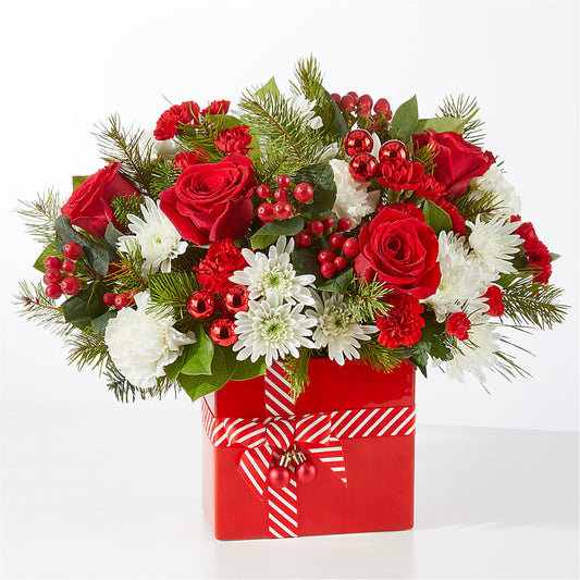 Presents Under the Tree Bouquet – CHESAPEAKE FLORAL & GIFTS, Chesapeake VA