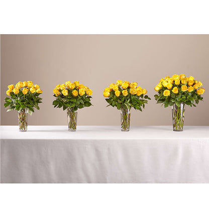 Long Stem Yellow Rose Bouquet – CHESAPEAKE FLORAL & GIFTS, Chesapeake VA