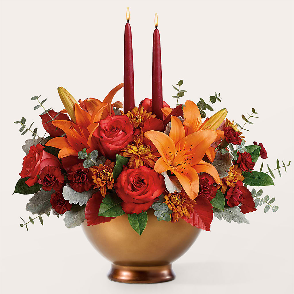 Fruits of Fall Centerpiece – CHESAPEAKE FLORAL & GIFTS, Chesapeake VA