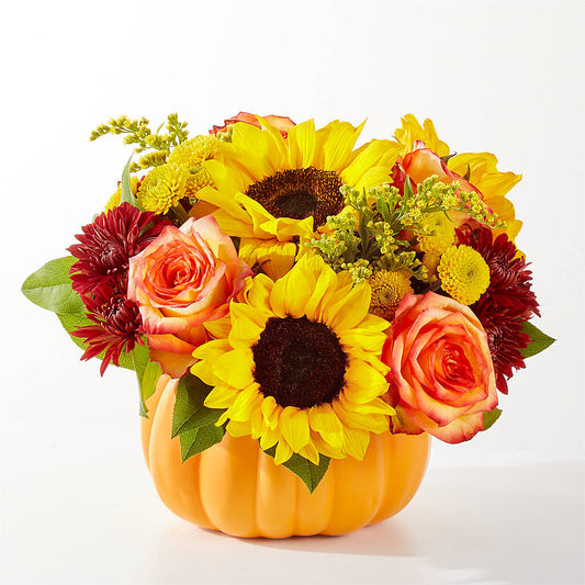 Golden Gourd Pumpkin Bouquet – CHESAPEAKE FLORAL & GIFTS, Chesapeake VA