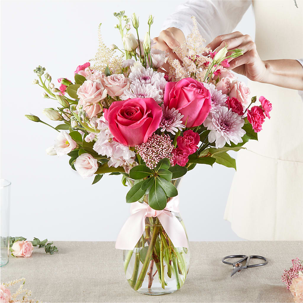 Pink Ribbon - A Florist Original – CHESAPEAKE FLORAL & GIFTS, Chesapeake VA