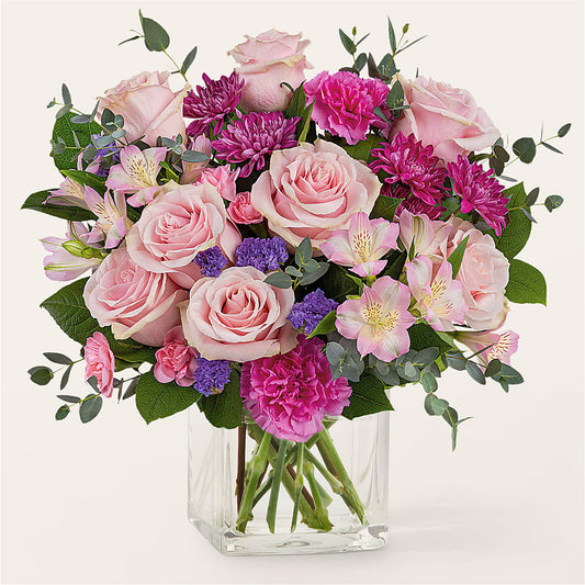 Rosy Radiance Bouquet – CHESAPEAKE FLORAL & GIFTS, Chesapeake VA