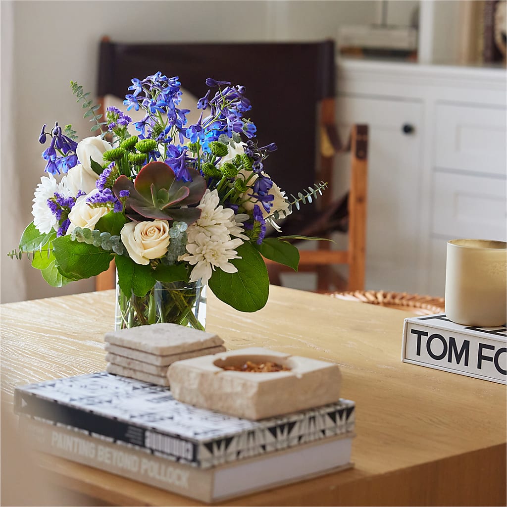 Cerulean Waves Bouquet – CHESAPEAKE FLORAL & GIFTS, Chesapeake VA