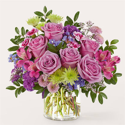 Glass Half Full Bouquet – CHESAPEAKE FLORAL & GIFTS, Chesapeake VA