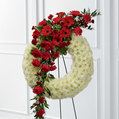 Graceful Tribute Wreath – CHESAPEAKE FLORAL & GIFTS, Chesapeake VA