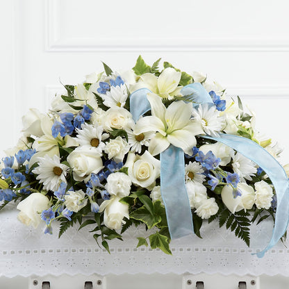 Tender Treasure Casket Spray – CHESAPEAKE FLORAL & GIFTS, Chesapeake VA