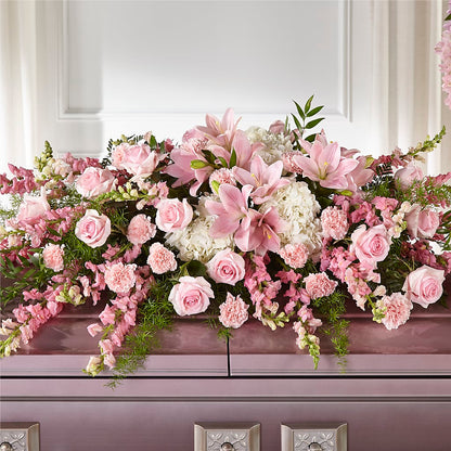 Life & Remembrance Casket Spray – CHESAPEAKE FLORAL & GIFTS, Chesapeake VA