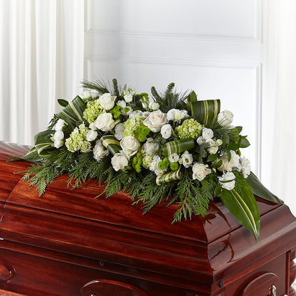Hopeful Gesture Casket Spray – CHESAPEAKE FLORAL & GIFTS, Chesapeake VA