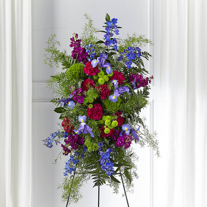 Heavenly Skies Standing Spray – CHESAPEAKE FLORAL & GIFTS, Chesapeake VA