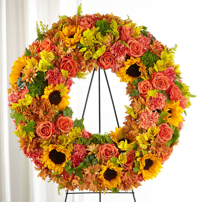 Autumnal Memories Wreath (Standard) – CHESAPEAKE FLORAL & GIFTS, Chesapeake VA