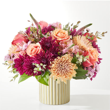 Berry Cobbler Bouquet with Ivory Vase – CHESAPEAKE FLORAL & GIFTS, Chesapeake VA