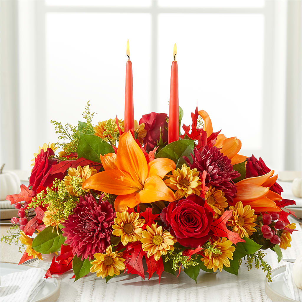 Autumn's Embrace Centerpiece – CHESAPEAKE FLORAL & GIFTS, Chesapeake VA
