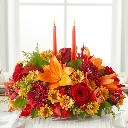 Autumn's Embrace Centerpiece – CHESAPEAKE FLORAL & GIFTS, Chesapeake VA