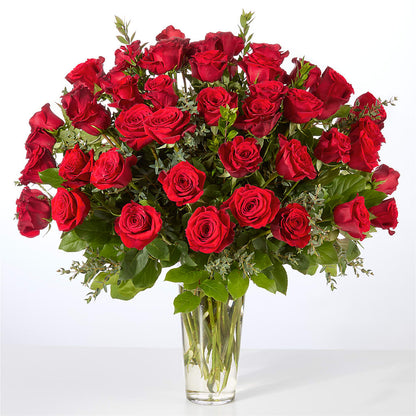 Forever Yours Fifty Stem Red Rose Bouquet – CHESAPEAKE FLORAL & GIFTS, Chesapeake VA